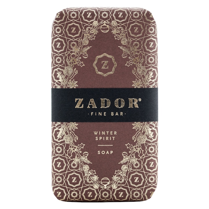 Sapun solid, ZADOR, Winter Spirit, 160 g, cu apa termala si unt de shea, unisex