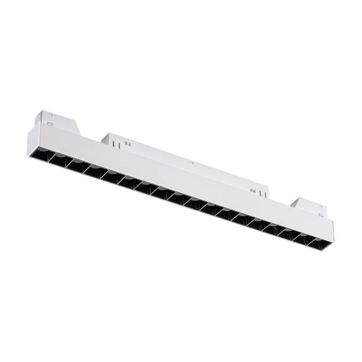 Spot Led Liniar Tip Grila pentru Sina Magnetica 18W 1400lm 4000K 48V Alb 32, 8x4, 4x2, 2cm M-LINE