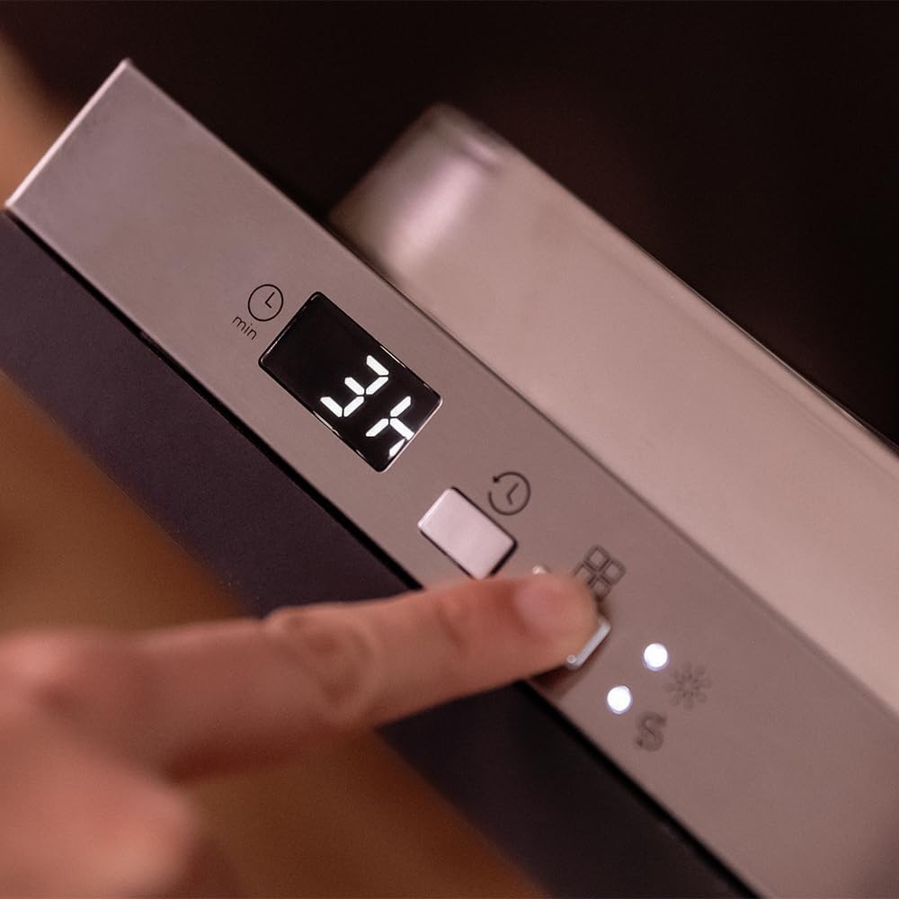 Masina de spalat vase incorporabila Cecotec, Bolero Aguazero, 11 seturi de vase, 6 programe spalare, mod Intensiv/Eco/Auto/60 min/Rapid, functie prespalare, pornire intarziata 24 h, spalare Dual Zone, inox