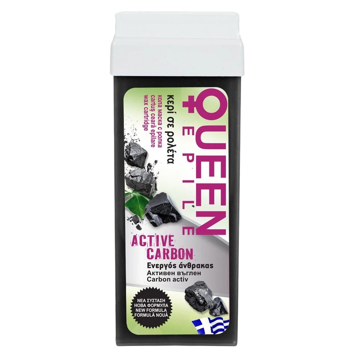 Rola Ceara Epilare cu Carbune Activ 100ml - Queen