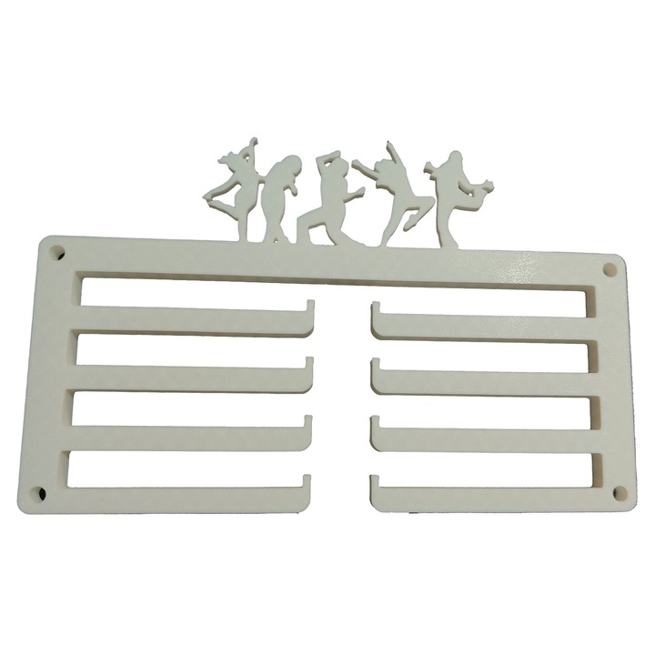 Suport medalii, model dansatori, printat 3D, 8 carlige – Idei in 3D