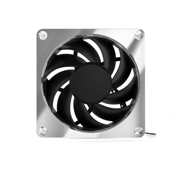 Ventilator Alphacool Apex, 120mm, 3000 rpm, PWM, Chrome