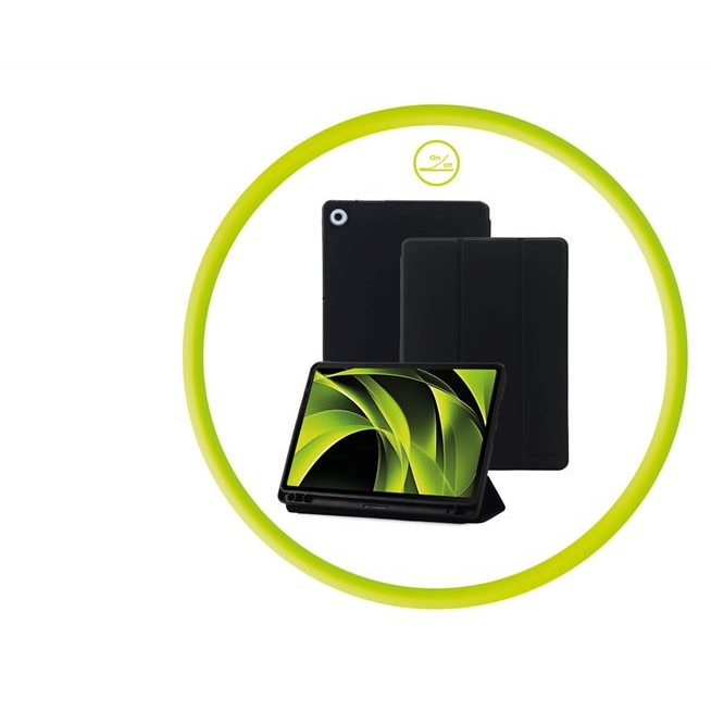 Husa Mobile Origin Easy Tablet Full Case compatibila cu Lenovo Tab 10.1 inch, Negru