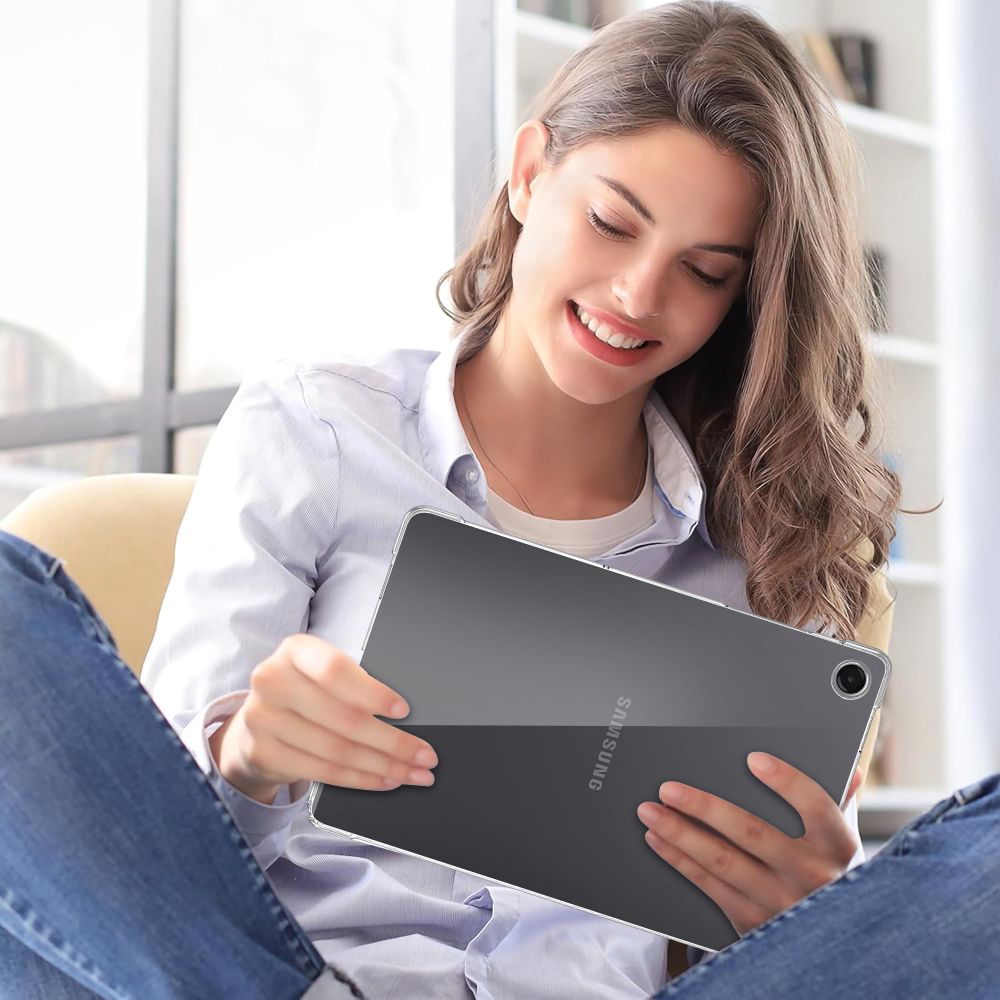 Carcasa Tech-Protect FlexAir compatibila cu Samsung Galaxy Tab A9 / A11, 8.7 inch, Transparent