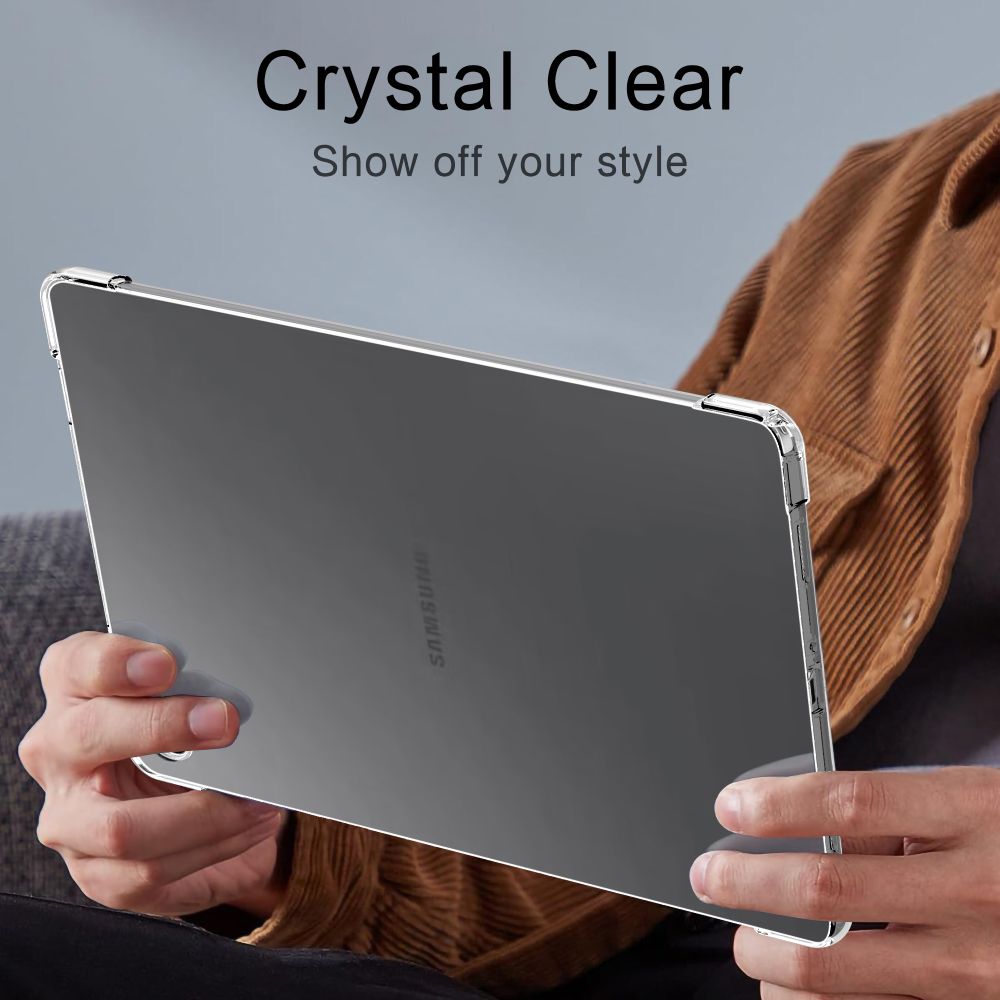 Carcasa Tech-Protect FlexAir compatibila cu Samsung Galaxy Tab A9 / A11, 8.7 inch, Transparent