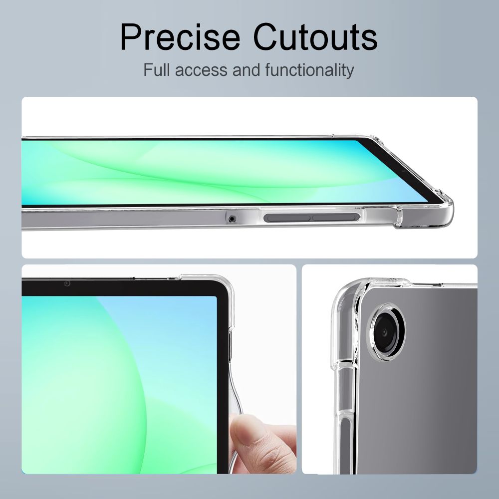 Carcasa Tech-Protect FlexAir compatibila cu Samsung Galaxy Tab A9 / A11, 8.7 inch, Transparent