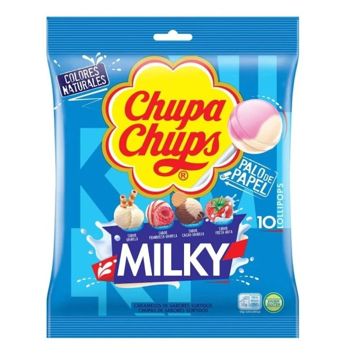 Bomboane Chupa Chups, 120g, set 10 bucati