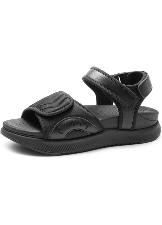 Sandale de vara ortopedice, negre, Negru, 40.5