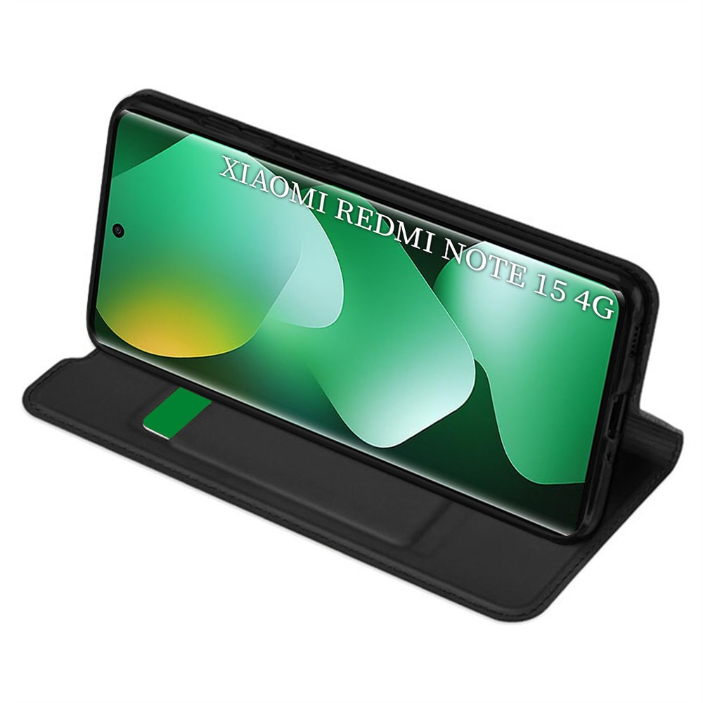 Husa pentru Xiaomi Redmi Note 15 5G / Note 15 4G / Poco M8 5G - Techsuit Magskin Book - Black