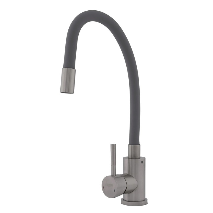 Кухненска батерия FLOW FB-011 Ref Grey с гъвкав чучур серия VITAL