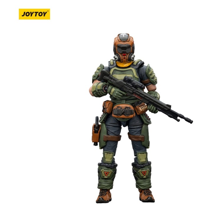 Figurina Joy Toy Steel Ride Corps Dark Source Assaulter Stephen, 7 cm, multicolor, cu accesorii suplimentare