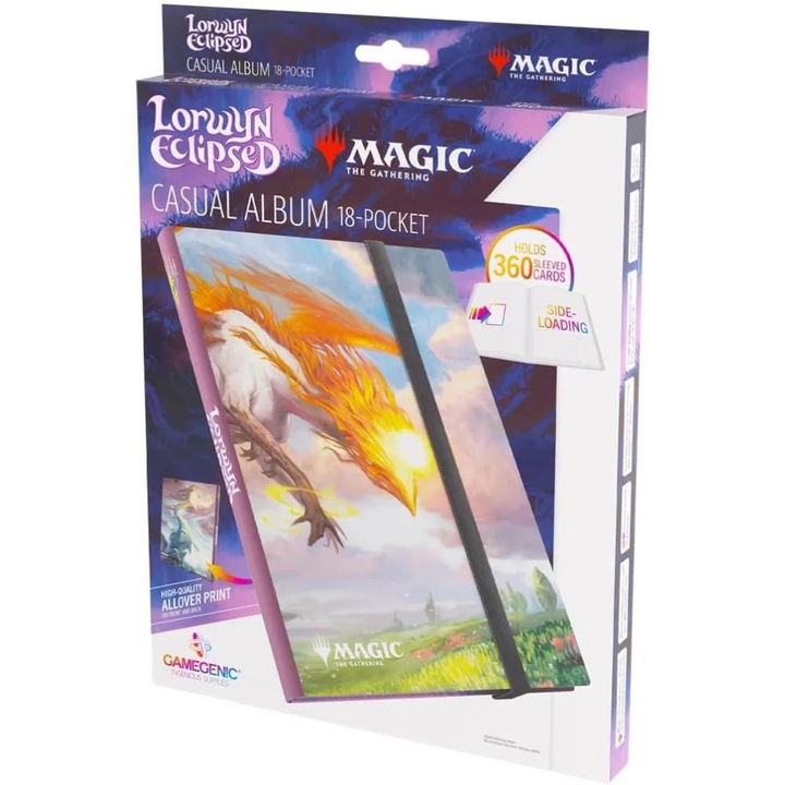 Албум Gamegenic Magic The Gathering Lorwyn Eclipsed, 360 карти, цветна корица, размери 24.5x2.5x30.5cm