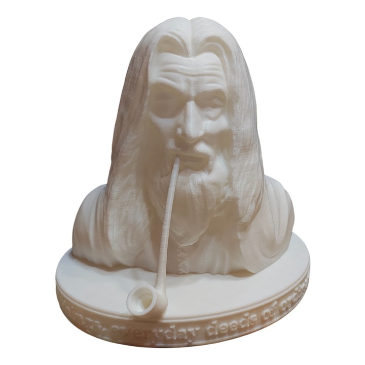 Bust 3d Gandalf The White Lord of the Rings 13 cm