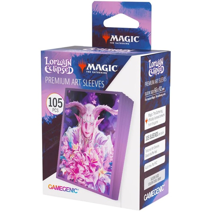 Игрален комплект Gamegenic - Magic the Gathering Lorwyn Eclipsed, 105 ръкави, 66x91mm, цвят матов
