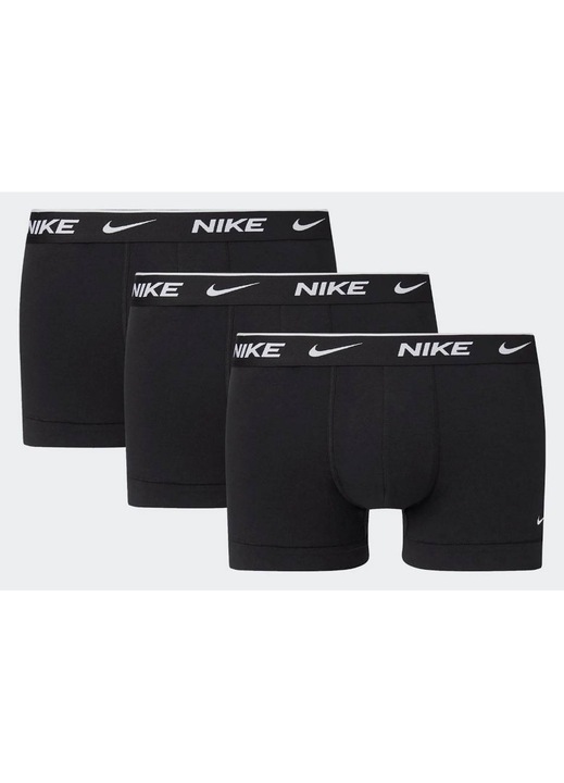 Boxeri barbati, Nike, set 3 piese, negru, bumbac elastan, XL INTL