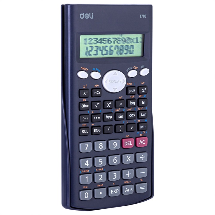 Calculator Stiintific 12Dig 240F Deli