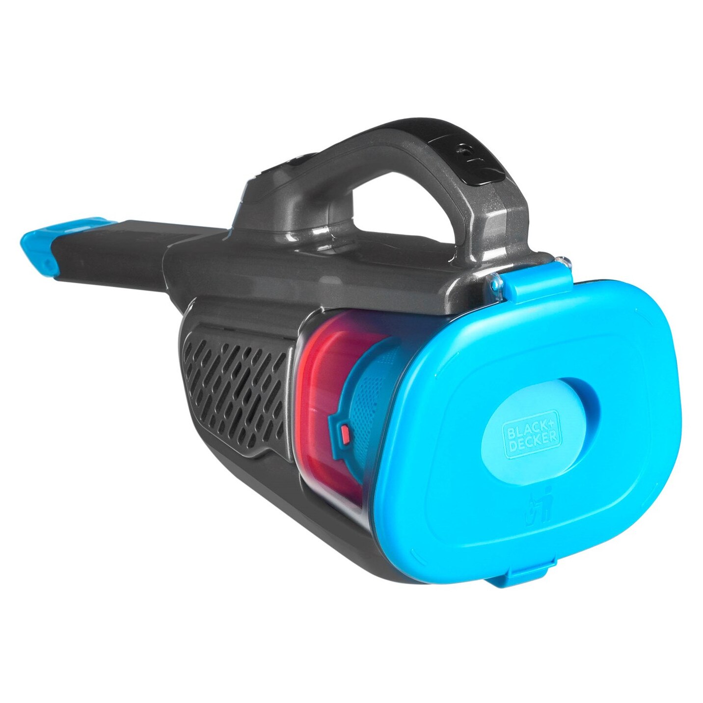 Aspirator de mana, BLACK DECKER, BHHV320J, 24 W, 0.7 l, Albastru