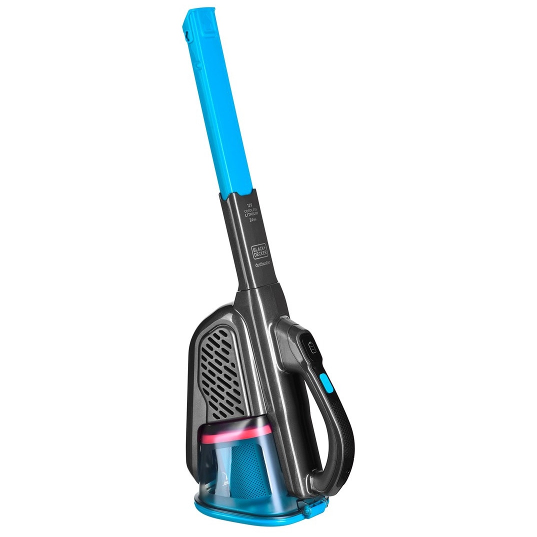 Aspirator de mana, BLACK DECKER, BHHV320J, 24 W, 0.7 l, Albastru