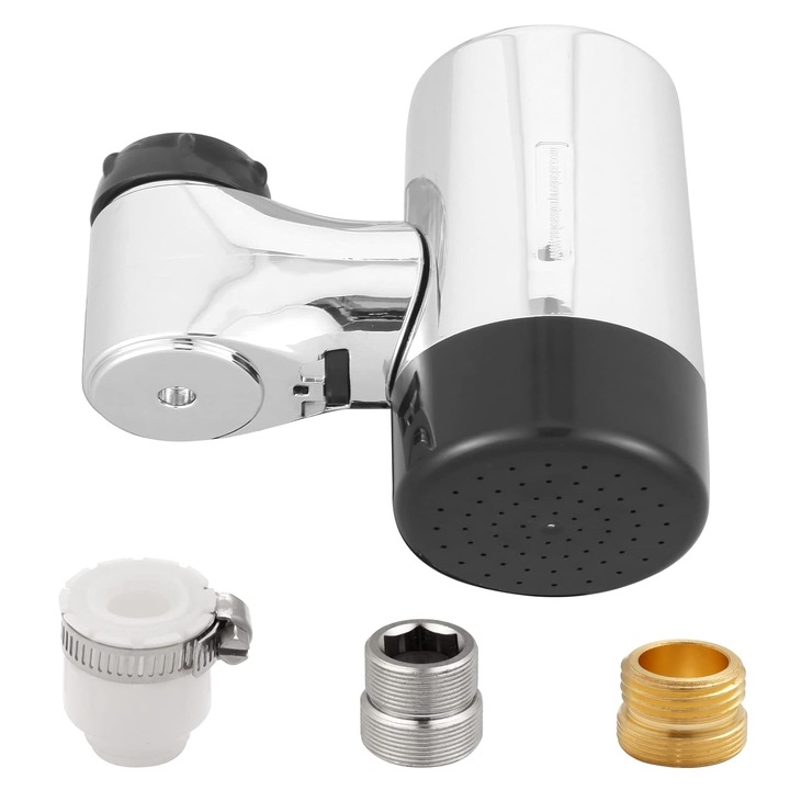 Filtru de apa pentru robinet Safe Water Log 7 SS 885, 3 adaptoare, filtrare avansata, 1320 galoni, multicolor