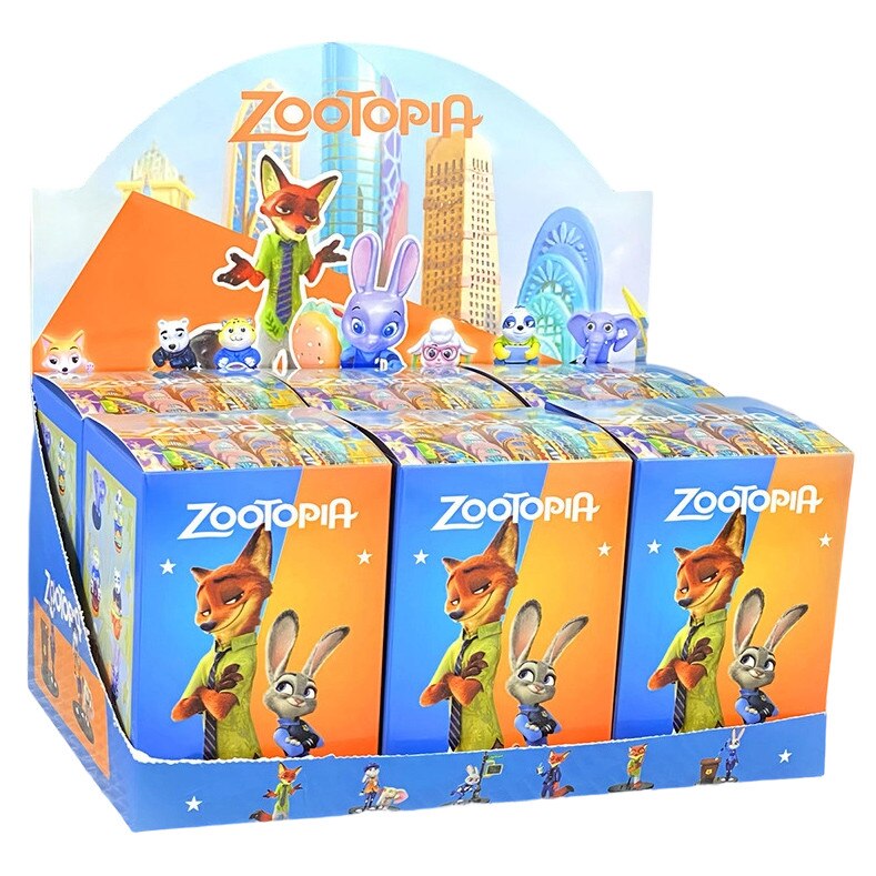 Set figurine Zootopia, jucarii de colectie, decorativ, multicolor