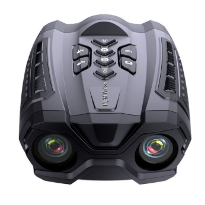 Binoclu cu vedere pe timp de noapte, Infrarosu 2.5K, Camera HD, Fotografiere si inregistrare video, Zoom digital 8x, Obiectiv mare 28mm*35mm, Ecran IPS 3.0 inch, Viziune nocturna, Stocare TF 8GB-128GB, Baterie 4000mAh