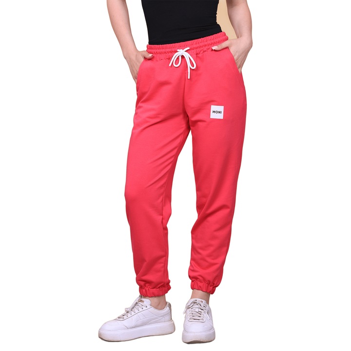 Дамски спортни панталони Moni, циклама, L INTL