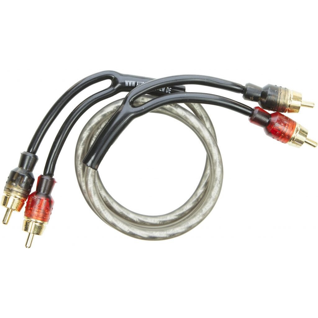 Cablu RCA OFC de 0.75M cu 2 mufe conectare RCA Audio System German ...