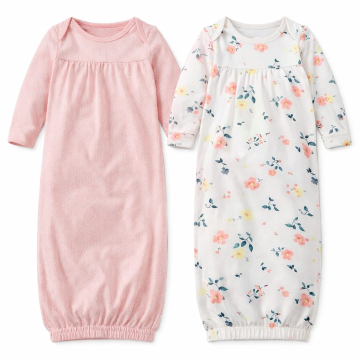 Sac de dormit Carter's tip rochita 2 piese bumbac one size 0-3 luni