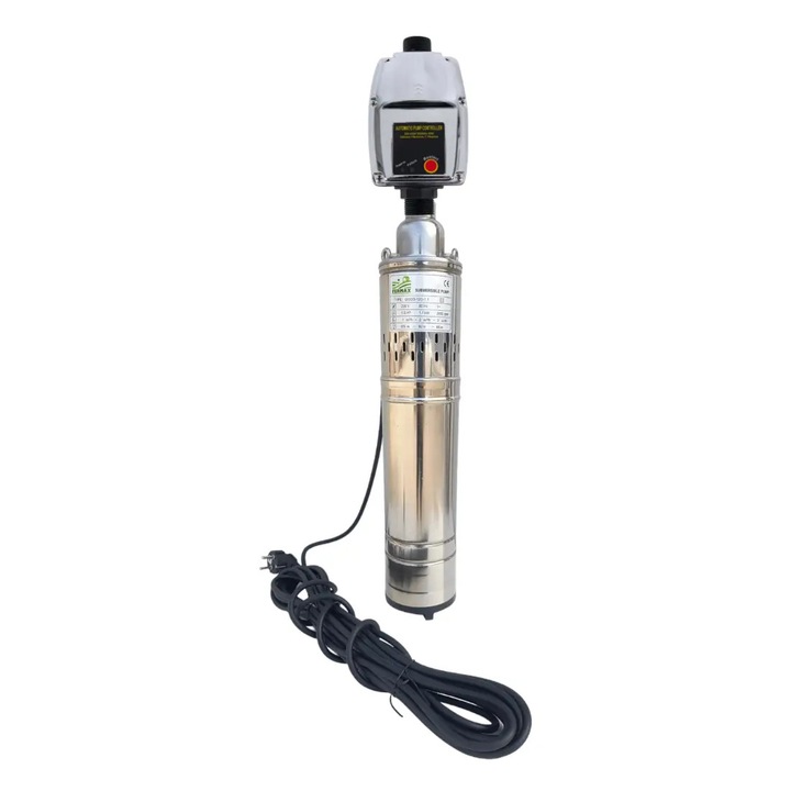 Set pompa de apă submersibilă QGD, COBI SMART, 1.1 KW, 3000 l/h, prescontrol automat, manometru