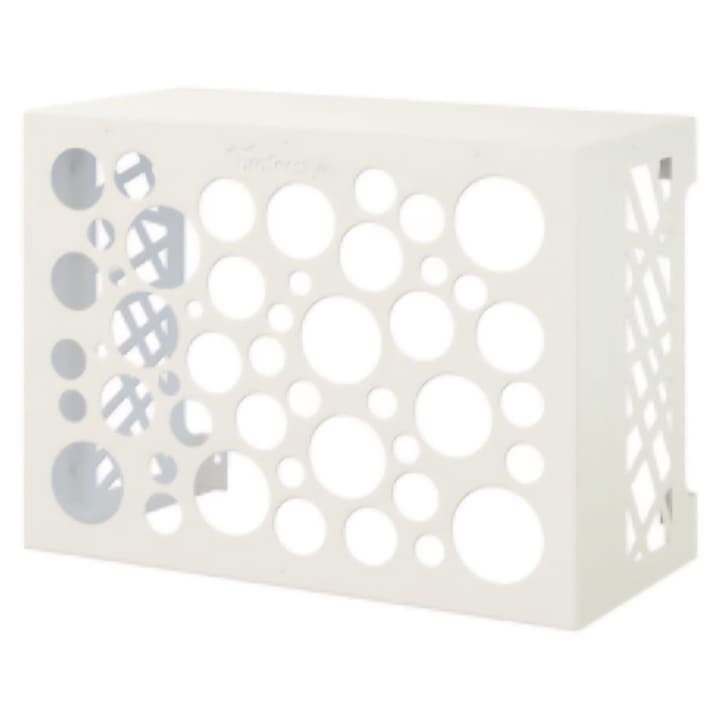 Masca pentru aer conditionat, alba, tabla de otel 3mm, dim. 85×65×40