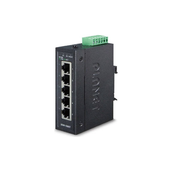 Switch Planet ISW-500T 5x RJ-45 Black