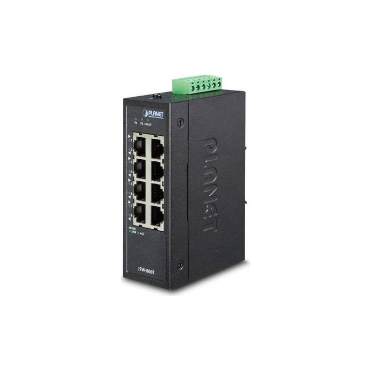 Switch Planet ISW-800T 8x RJ-45 Black