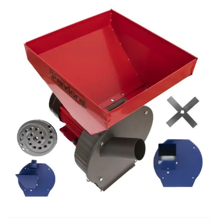 Moară electrică 4 în 1, COBI SMART, 3.9 kW, 250 kg/h, cu adaptor fructe și legume, mare