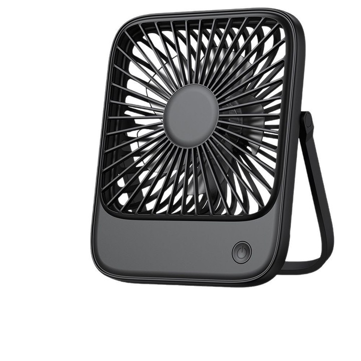 Настолен вентилатор, ORBER, USB, 3 скорости, черен, ултратънък