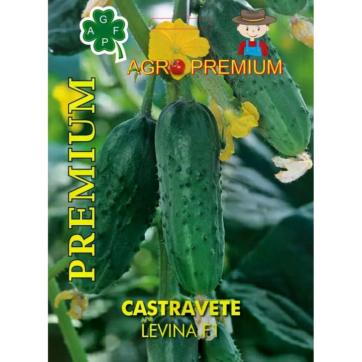 Seminte de castraveti Levina F1, 5 g, AgroFermier