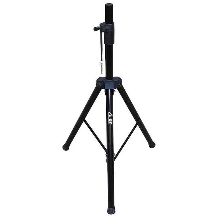 Dactylion hangfal állvány, acél, maximális magasság 187 cm, terhelhetőség 60 kg, fekete