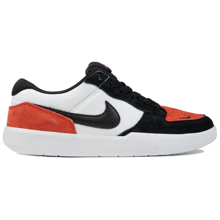 Pantofi sport barbati Nike SB Force 58, alb, piele intoarsa si panza