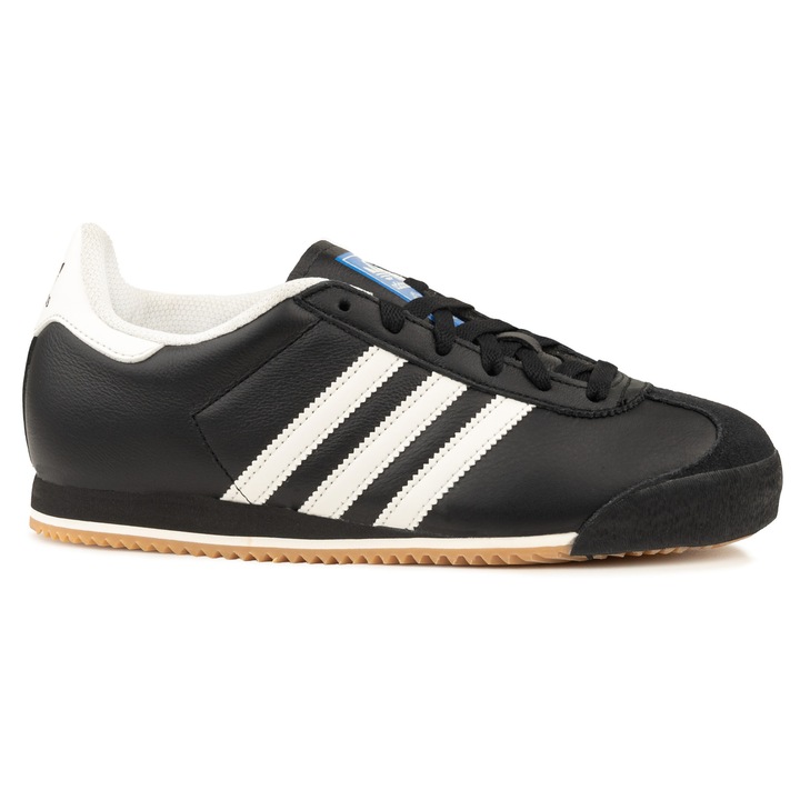 Tenisi barbati adidas, K 74 Kick, piele naturala, negru, Negru