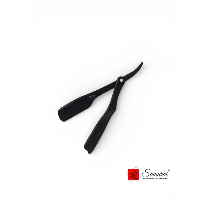 Foarfeca de tuns Samurai, metal japonez, lungime lama 10cm, culoare neagra