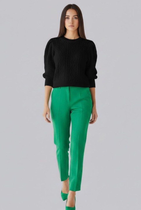 Pantaloni dama, Karol, verde, Verde
