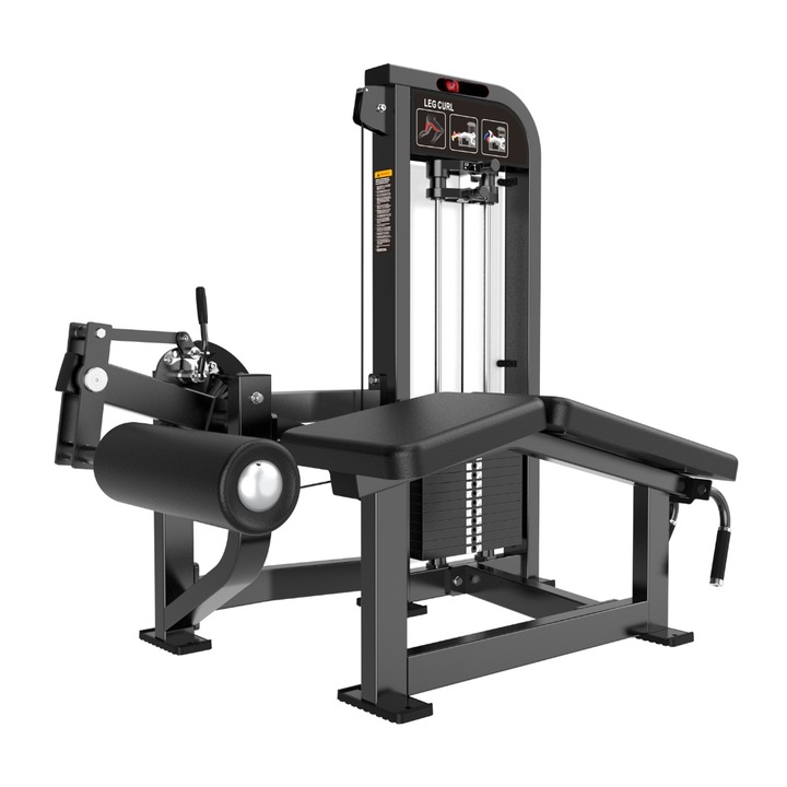 Aparat fitness multifunctional, Zoco Body Fit®, Prone Leg Curl, Negru