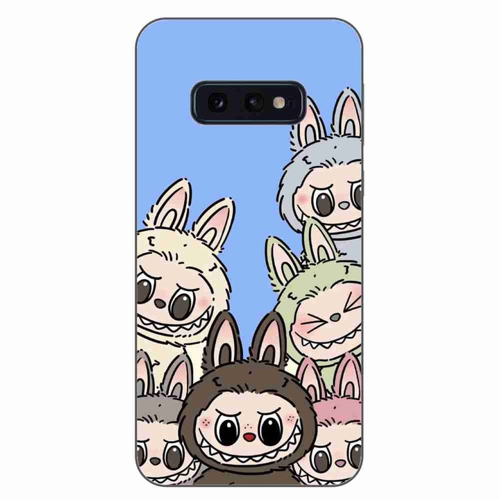 Husa compatibila cu Samsung Galaxy S10e Silicon Gel Tpu Model Labubu Pattern Blue