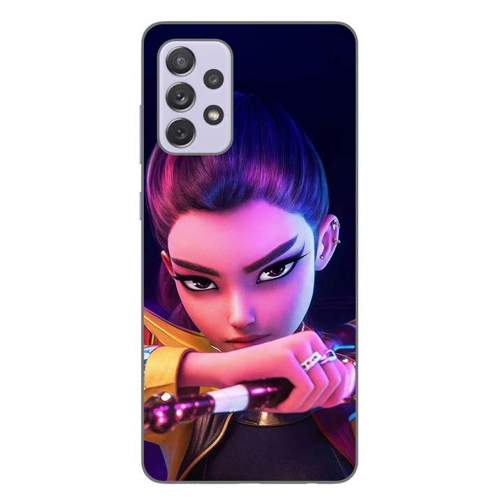 Husa compatibila cu Samsung Galaxy A72 5G Silicon Gel Tpu Model KPop Demon Hunters Rumi