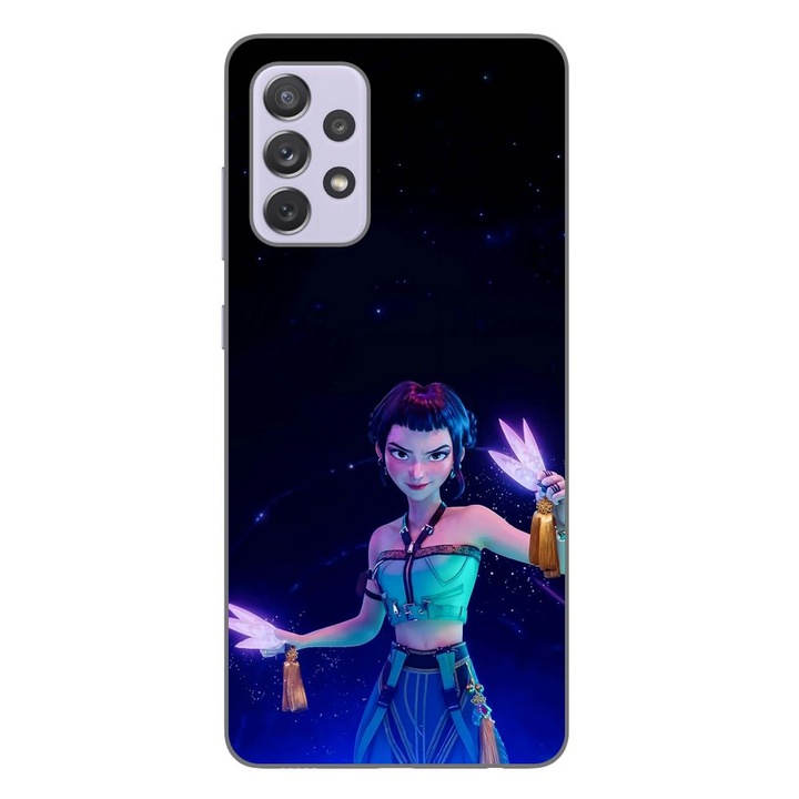 Husa compatibila cu Samsung Galaxy A72 5G Silicon Gel Tpu Model KPop Demon Hunters Zoey