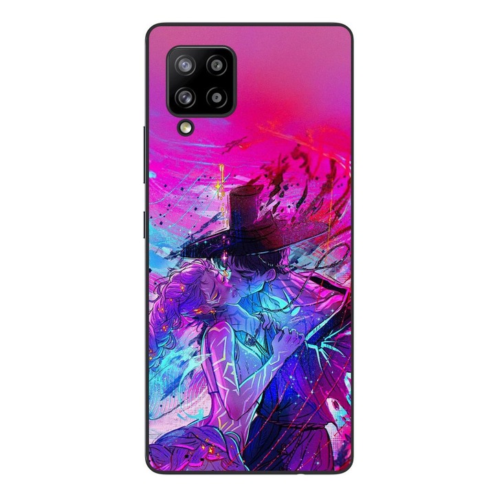 Husa compatibila cu Samsung Galaxy A42 5G Silicon Gel Tpu Model KPop Demon Hunters Rumi and Jinu Artistic Love