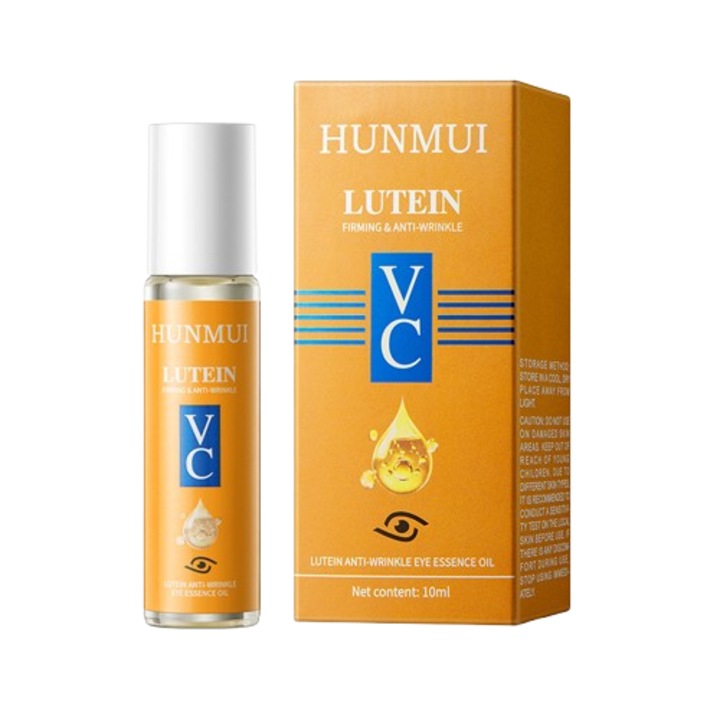 Етерично масло за очи с лутеин, 10мл, хидратиращо, против бръчки, HUNMUI