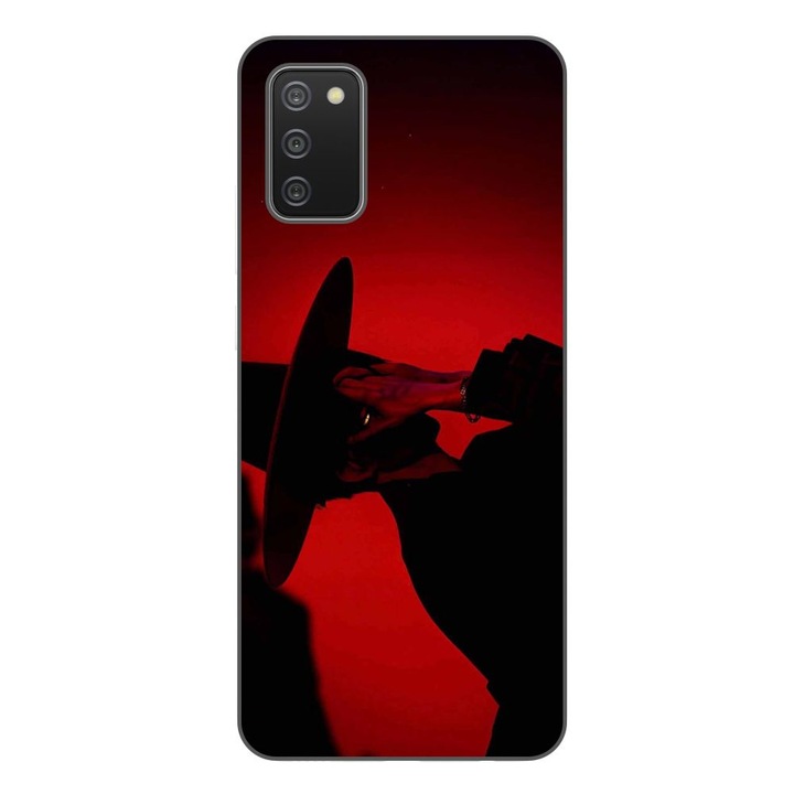 Husa compatibila cu Samsung Galaxy A03s Silicon Gel Tpu Model KPop Demon Hunters Jinu Dark Soul