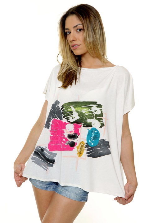 Bluza ivoire dama Natalee, Alb fildes, S