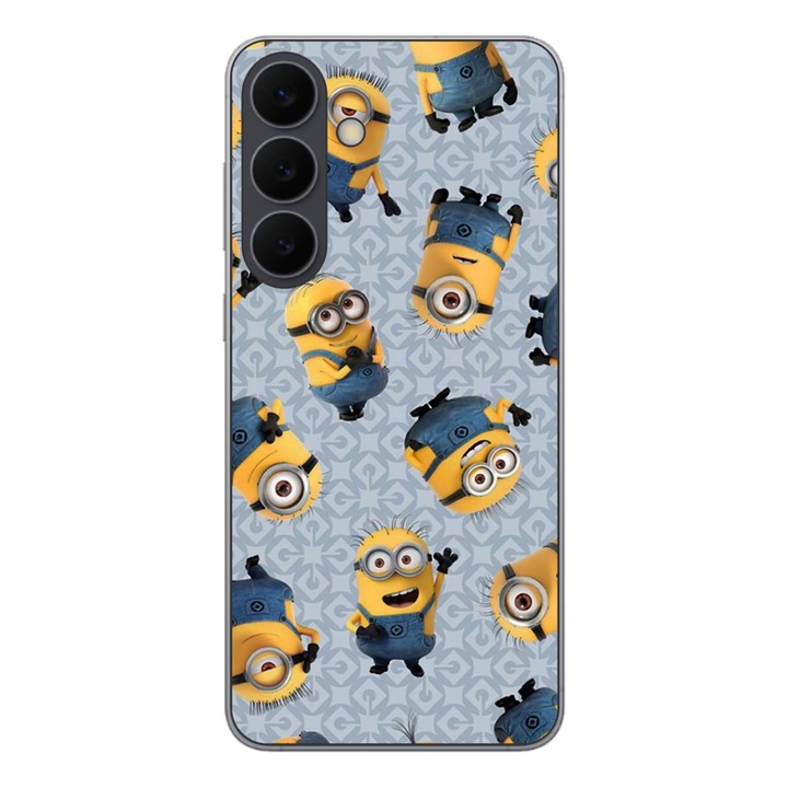 Husa compatibila cu Samsung Galaxy S25 FE Silicon Gel Tpu Model Pattern Minioni