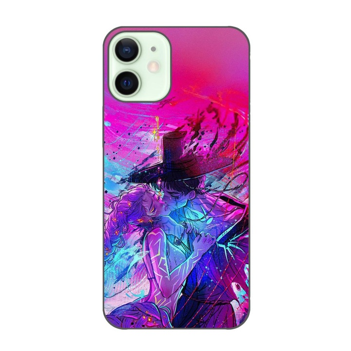 Husa compatibila cu Apple iPhone 12 Mini Silicon Gel Tpu Model KPop Demon Hunters Rumi and Jinu Artistic Love